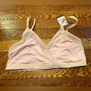 NWT A Pea in the Pod Pink Nursing Bra Size Medium